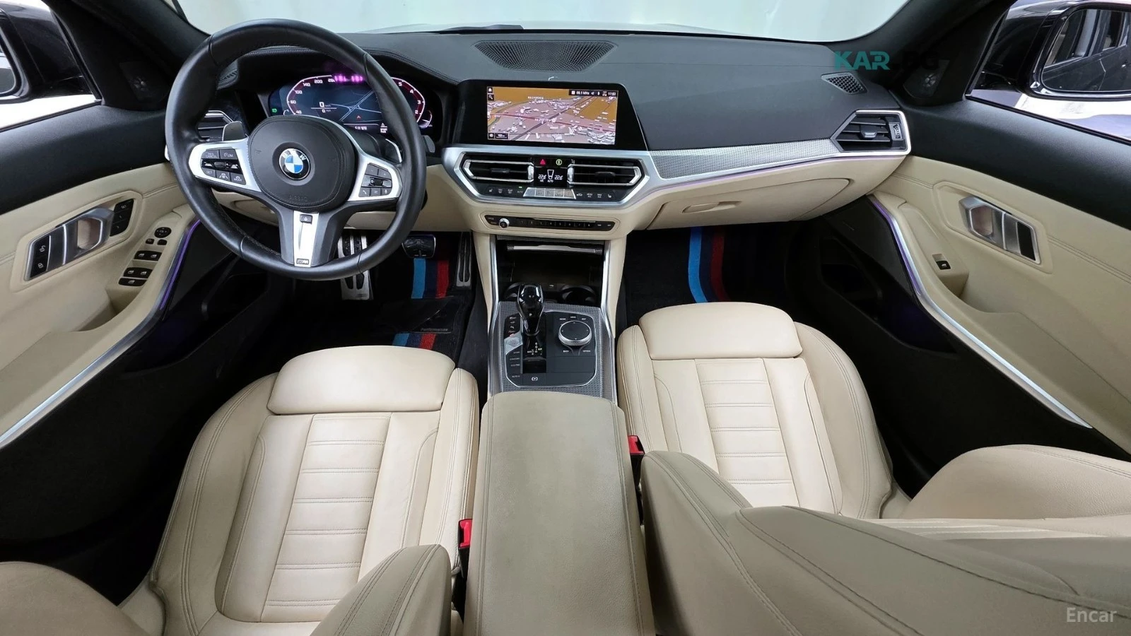 BMW 330 M SPORT* КОЖА* ПОДГРЕВ* HEADUP* 360* PANO, снимка 7 - Автомобили и джипове - 54973015