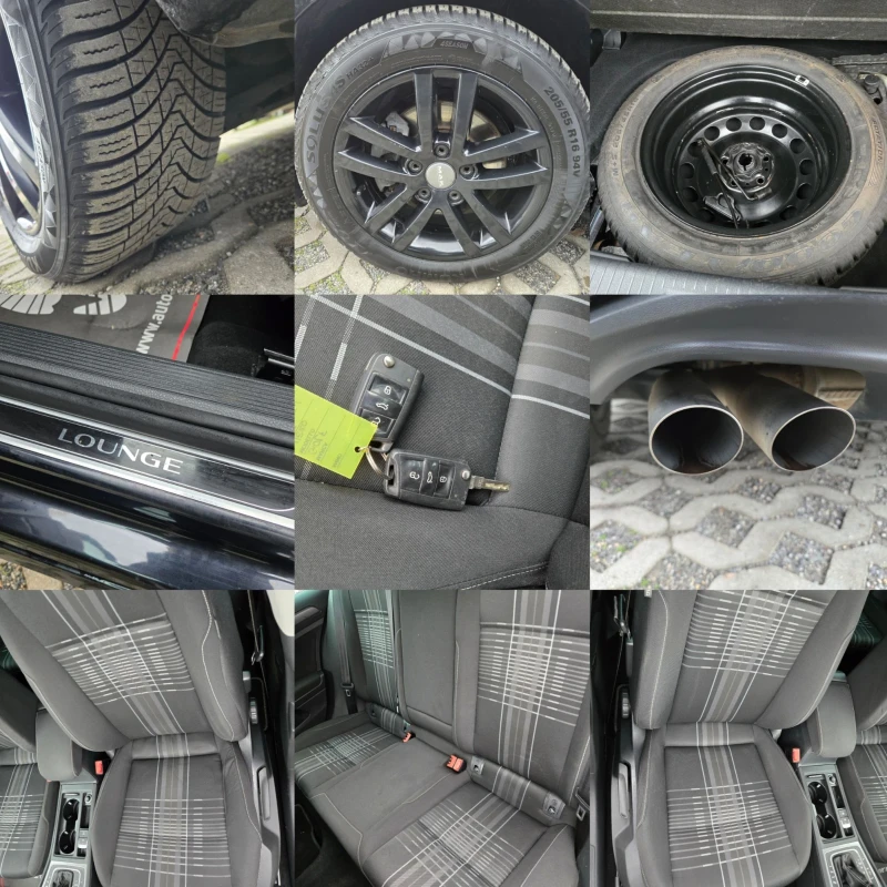VW Golf 2.0TDI-150кс= АВТОМАТ= LOUNGE= ПОДГРЕВ= НАВИ, снимка 17 - Автомобили и джипове - 53565206