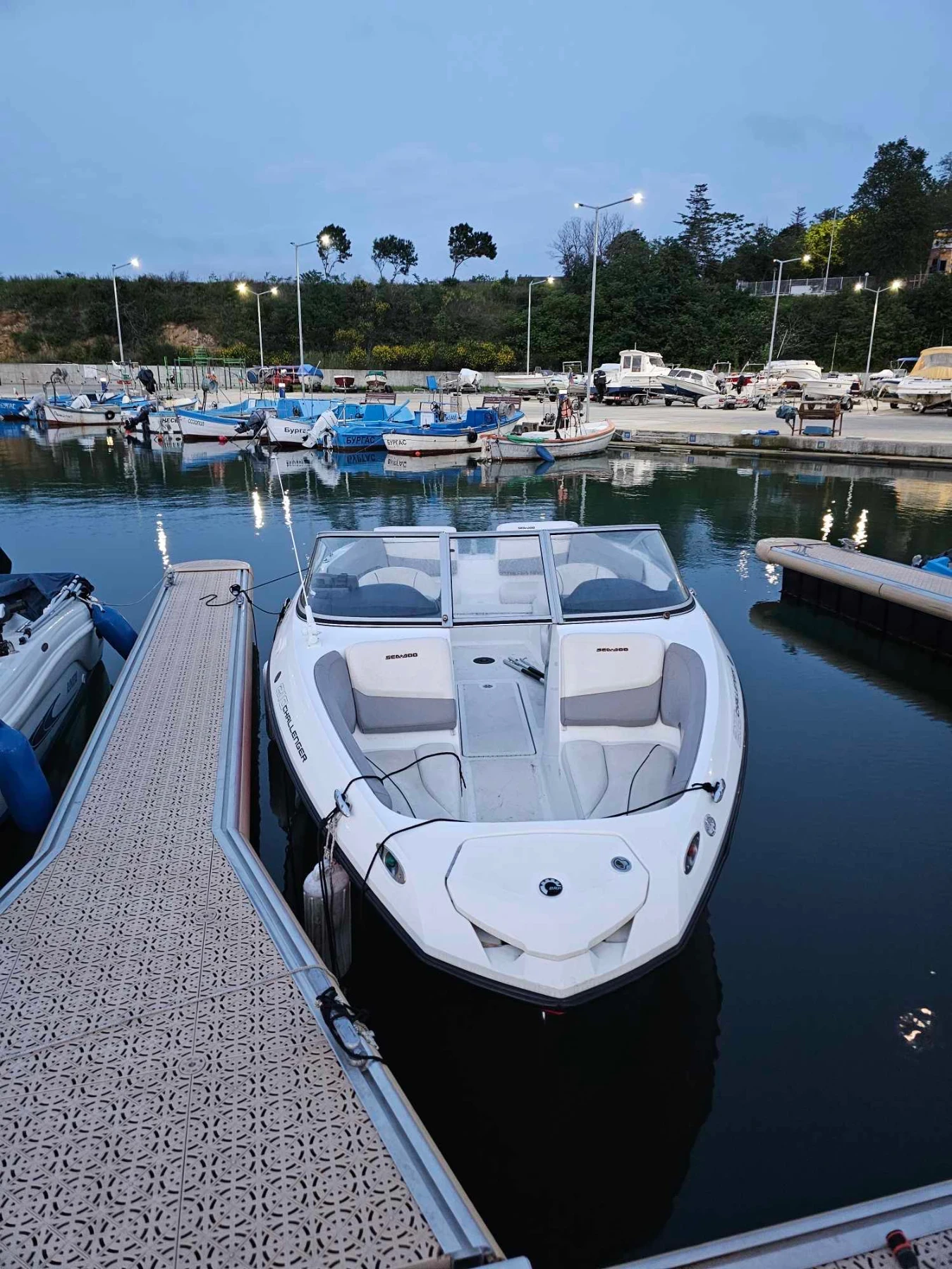 Лодка Bombardier Sea Doo Challenger SP210, снимка 4 - Воден транспорт - 55501268