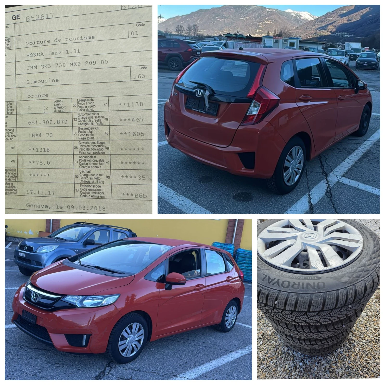 Honda Jazz 1.3i swiss edition , снимка 15 - Автомобили и джипове - 54298135