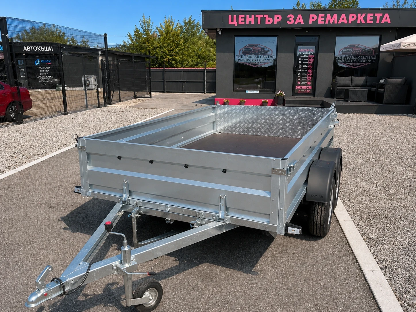 За автомобил Agados Ремарке REPO PREMIUM 2.6 x 1.5 m самосвално 