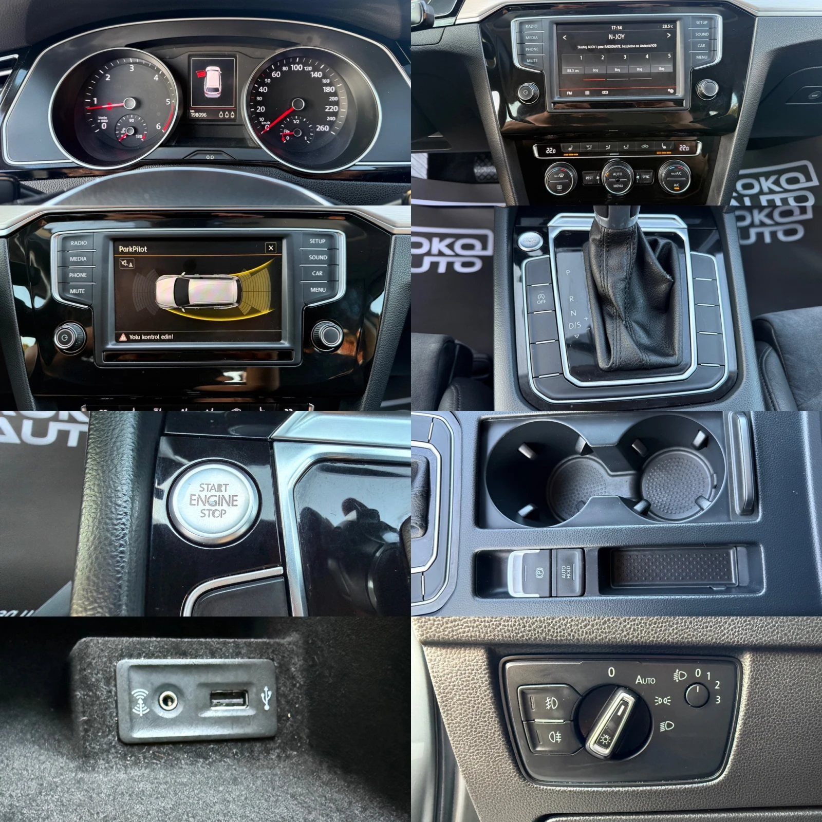 VW Passat 2.0TDI/АВТОМАТ-F1/КОЖА С ПОДГРЕВ/СЕРВИЗНА ИСТОРИЯ/, снимка 14 - Автомобили и джипове - 55503847