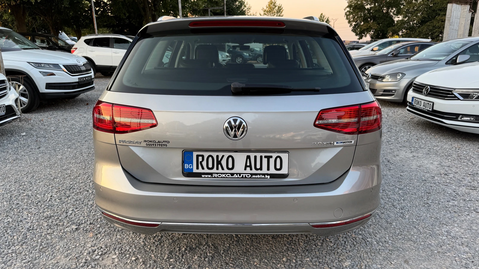 VW Passat 2.0TDI/АВТОМАТ-F1/КОЖА С ПОДГРЕВ/СЕРВИЗНА ИСТОРИЯ/, снимка 5 - Автомобили и джипове - 55503847