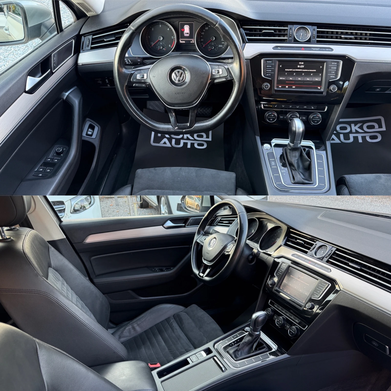 VW Passat 2.0TDI/АВТОМАТ-F1/КОЖА С ПОДГРЕВ/СЕРВИЗНА ИСТОРИЯ/, снимка 11 - Автомобили и джипове - 55503847