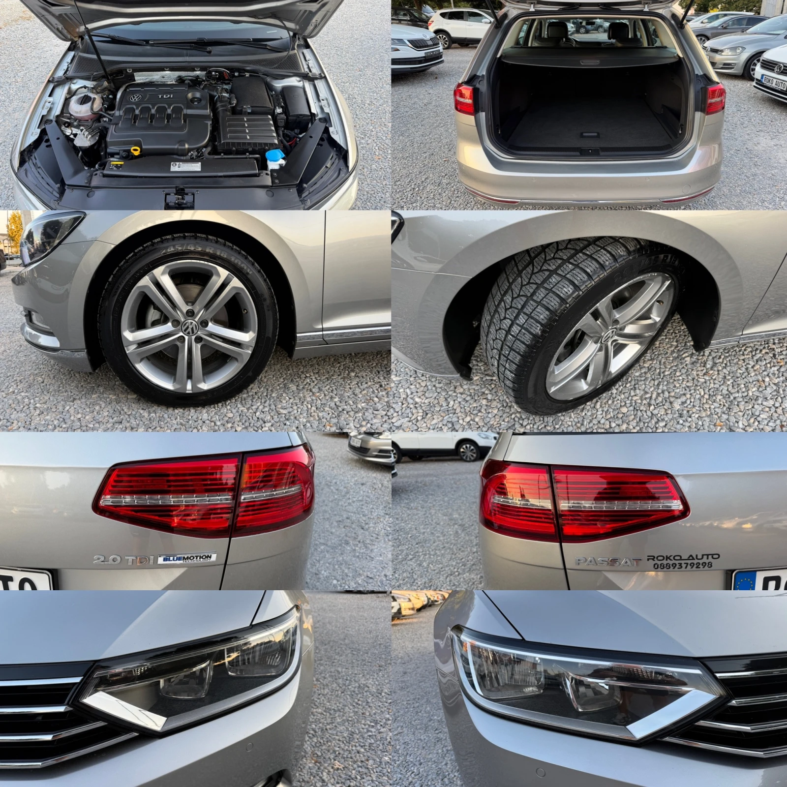 VW Passat 2.0TDI/АВТОМАТ-F1/КОЖА С ПОДГРЕВ/СЕРВИЗНА ИСТОРИЯ/, снимка 16 - Автомобили и джипове - 55503847