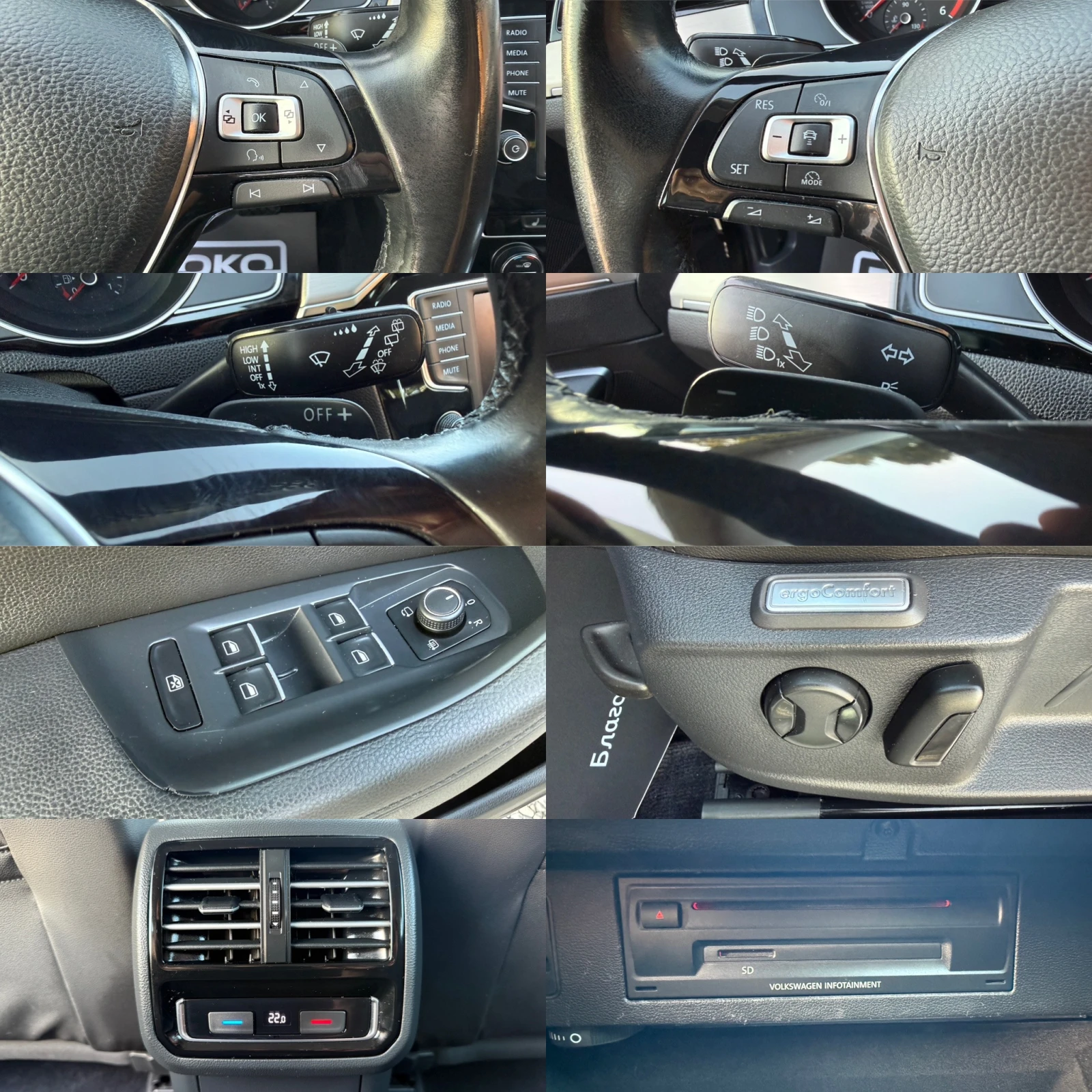 VW Passat 2.0TDI/АВТОМАТ-F1/КОЖА С ПОДГРЕВ/СЕРВИЗНА ИСТОРИЯ/, снимка 15 - Автомобили и джипове - 55503847
