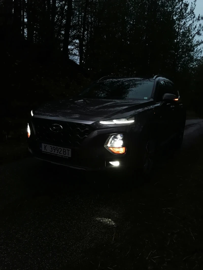 Hyundai Santa fe 4WD* Pano* Обдухване* 360камера* Серв.История* TOP, снимка 2 - Автомобили и джипове - 52415365