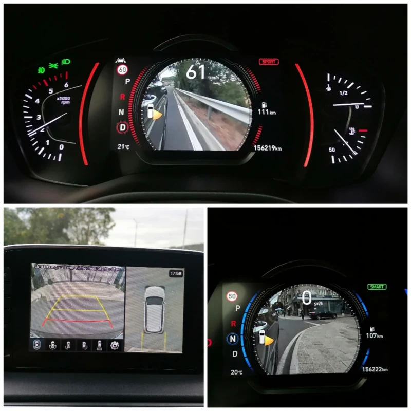 Hyundai Santa fe 4WD* Pano* Обдухване* 360камера* Серв.История* TOP, снимка 12 - Автомобили и джипове - 52415365