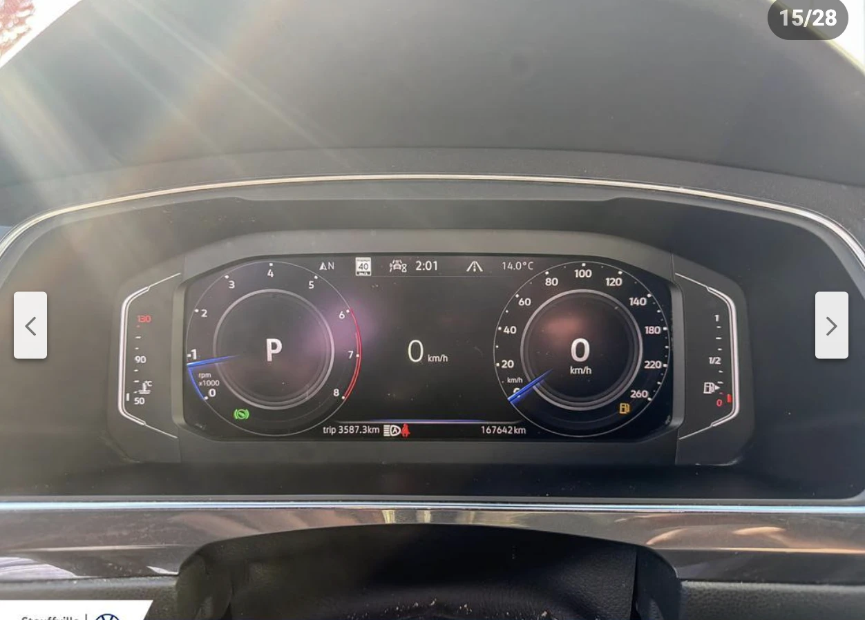 VW Tiguan HIGHLINE* R* LINE* 360КАМЕРА* ДИСТРОНИК* КЕЙЛЕС - изображение 10