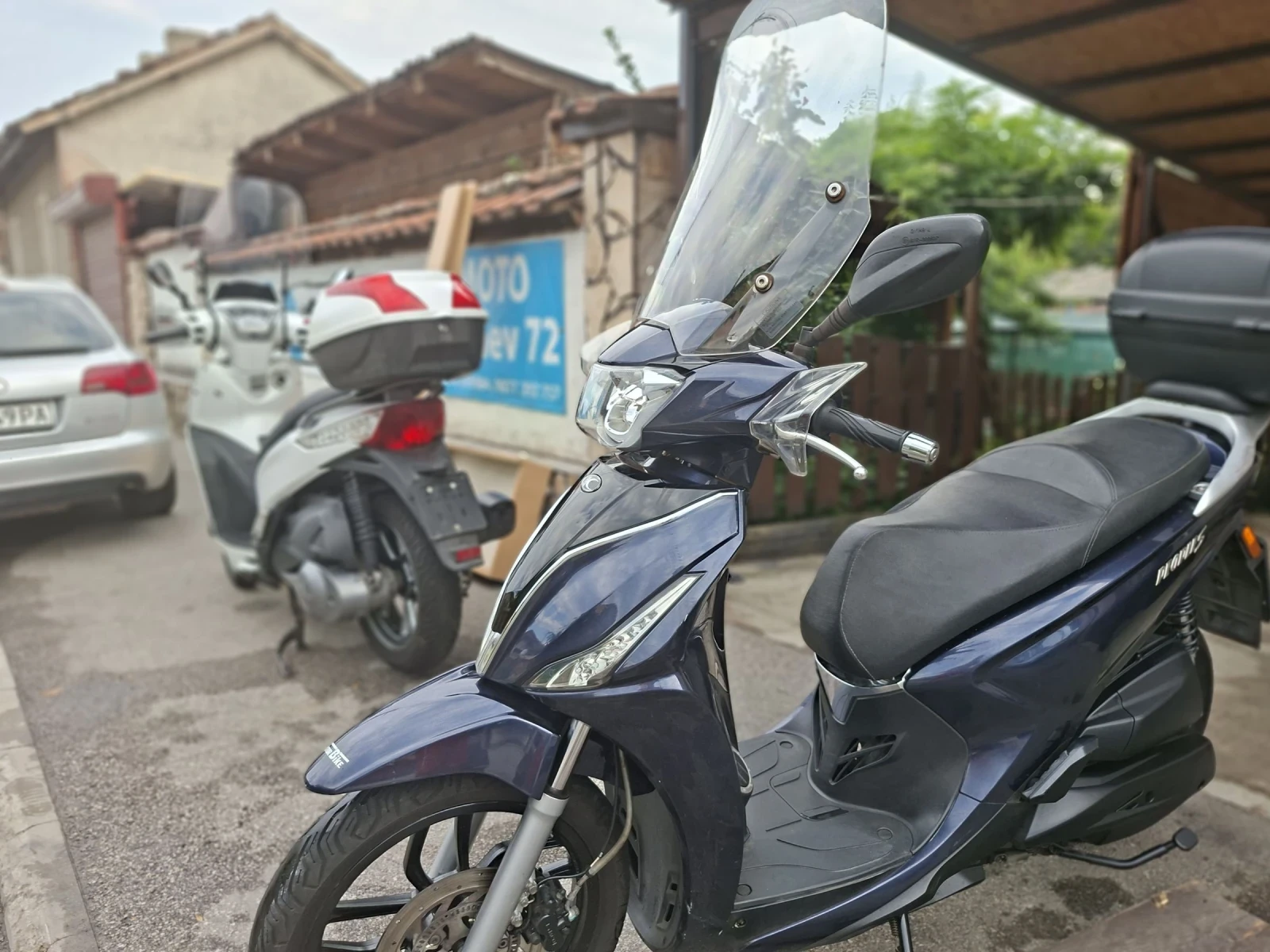 Kymco People Nu feis 200ie ABS става за кемпер лек и пъргав, снимка 8 - Мотоциклети и мототехника - 55327553