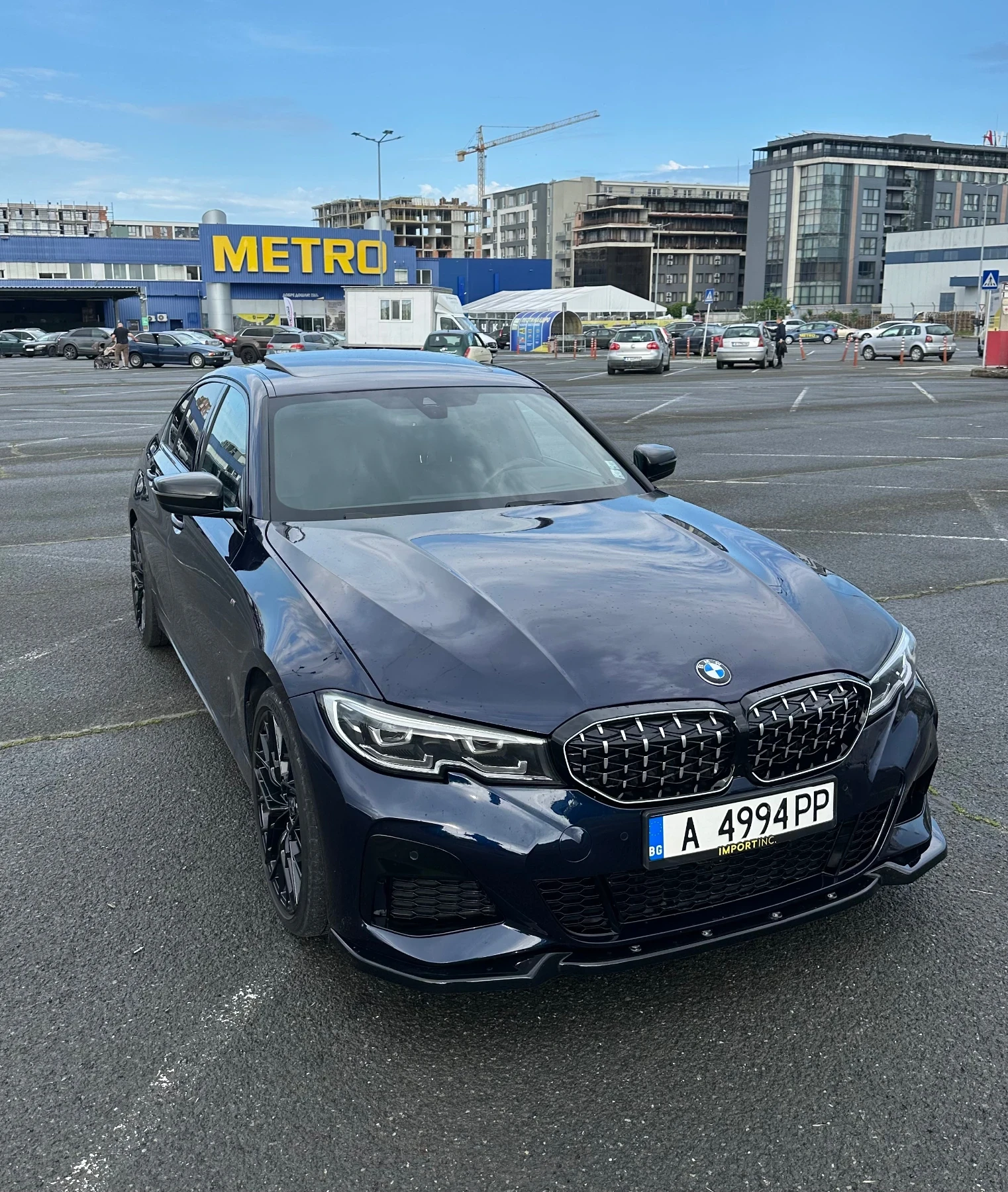BMW 340 xDrive | Tansanitblau II Metallic | HUD | ЛИЗИНГ, снимка 3 - Автомобили и джипове - 55288769