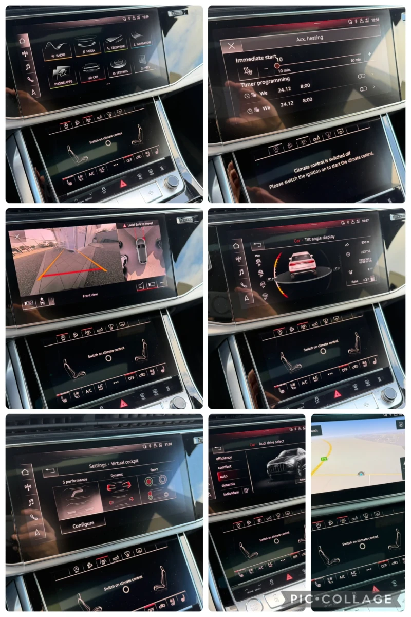 Audi Q8 S-Line/Matrix/Панорама/ФУЛ!!!, снимка 11 - Автомобили и джипове - 52887898