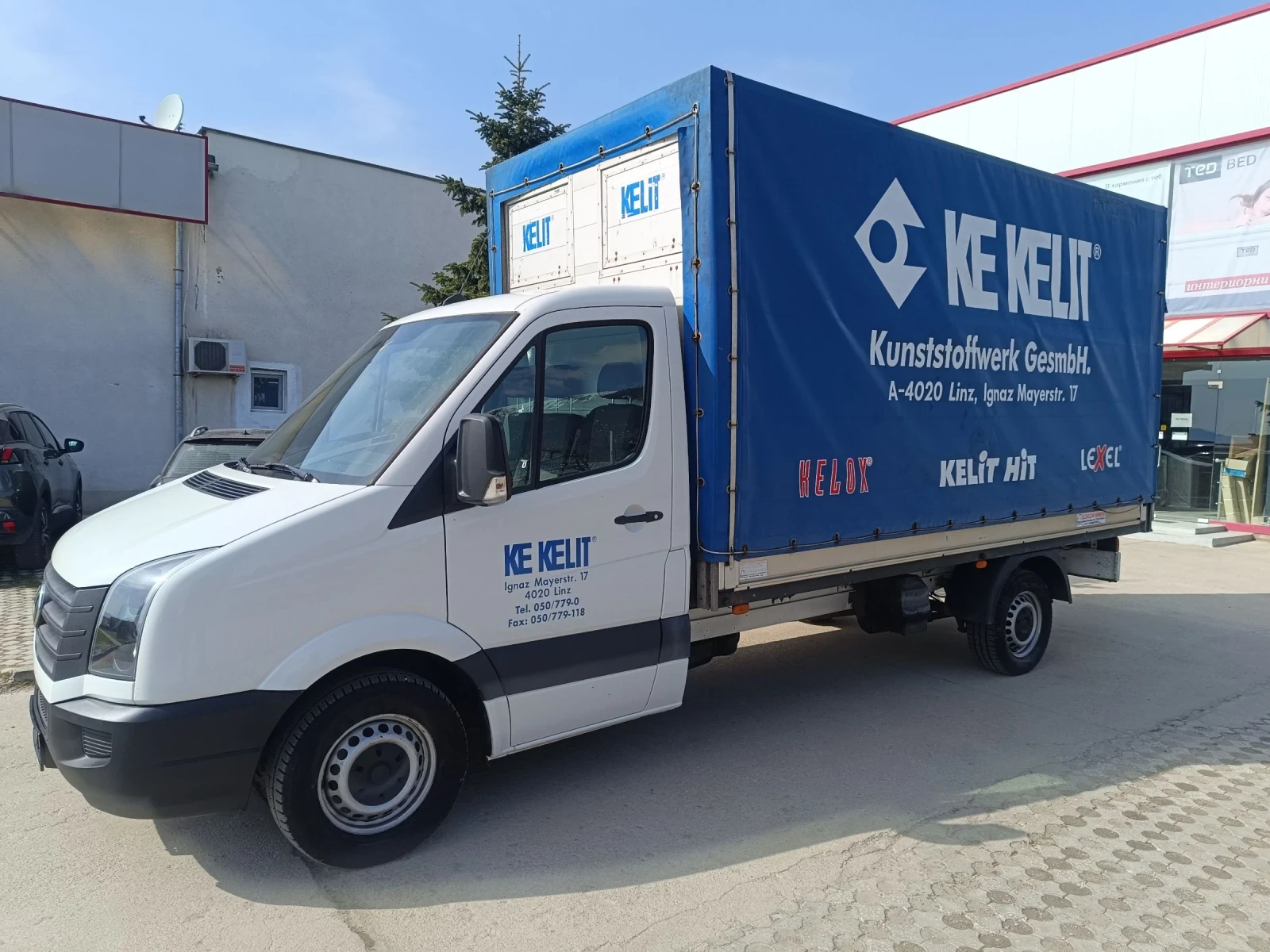 VW Crafter 2.0tdi brezent bord 262000км