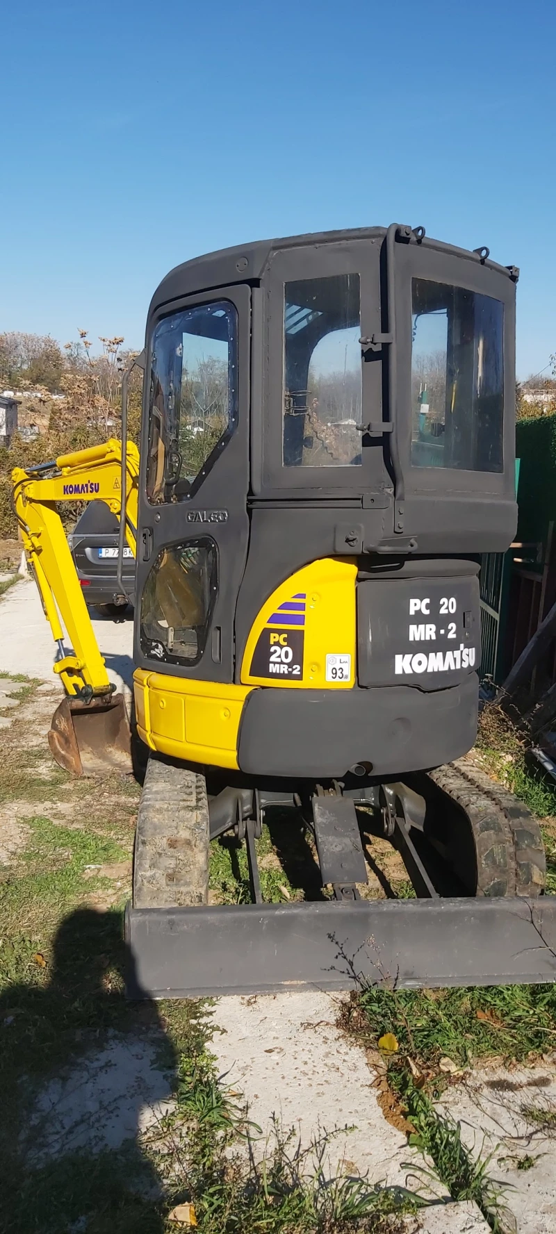 Багер Komatsu PC20-MR-2, снимка 4 - Индустриална техника - 47909199