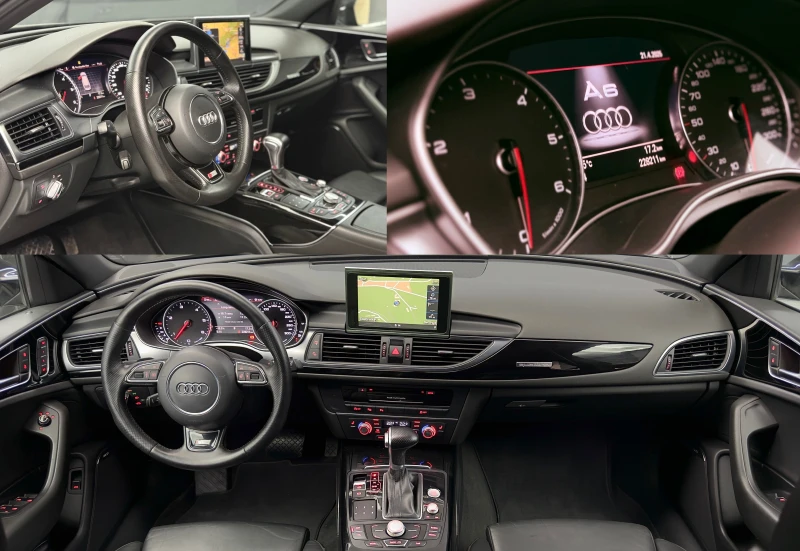 Audi A6 S line Sport/Plus* 3.0* Bi Tdi 313* Bose* Въздух* , снимка 7 - Автомобили и джипове - 50195121