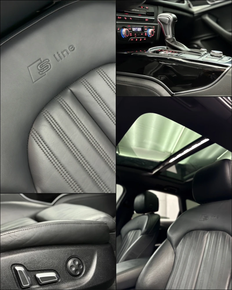 Audi A6 S line Sport/Plus* 3.0* Bi Tdi 313* Bose* Въздух* , снимка 14 - Автомобили и джипове - 50195121
