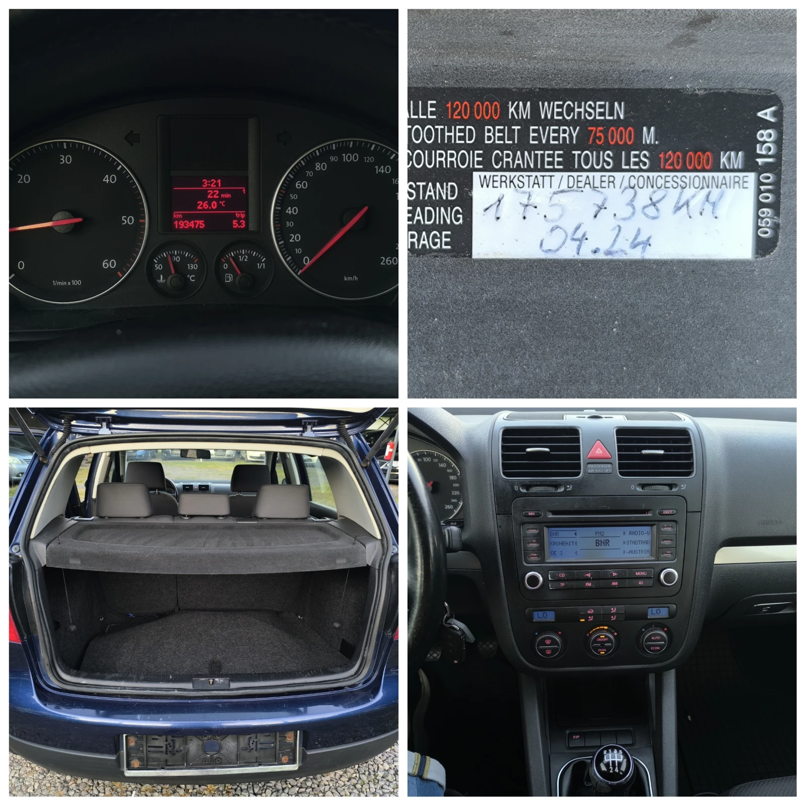 VW Golf -1.9TDI-105кс-КЛИМАТРОНИК-, снимка 17 - Автомобили и джипове - 54834720