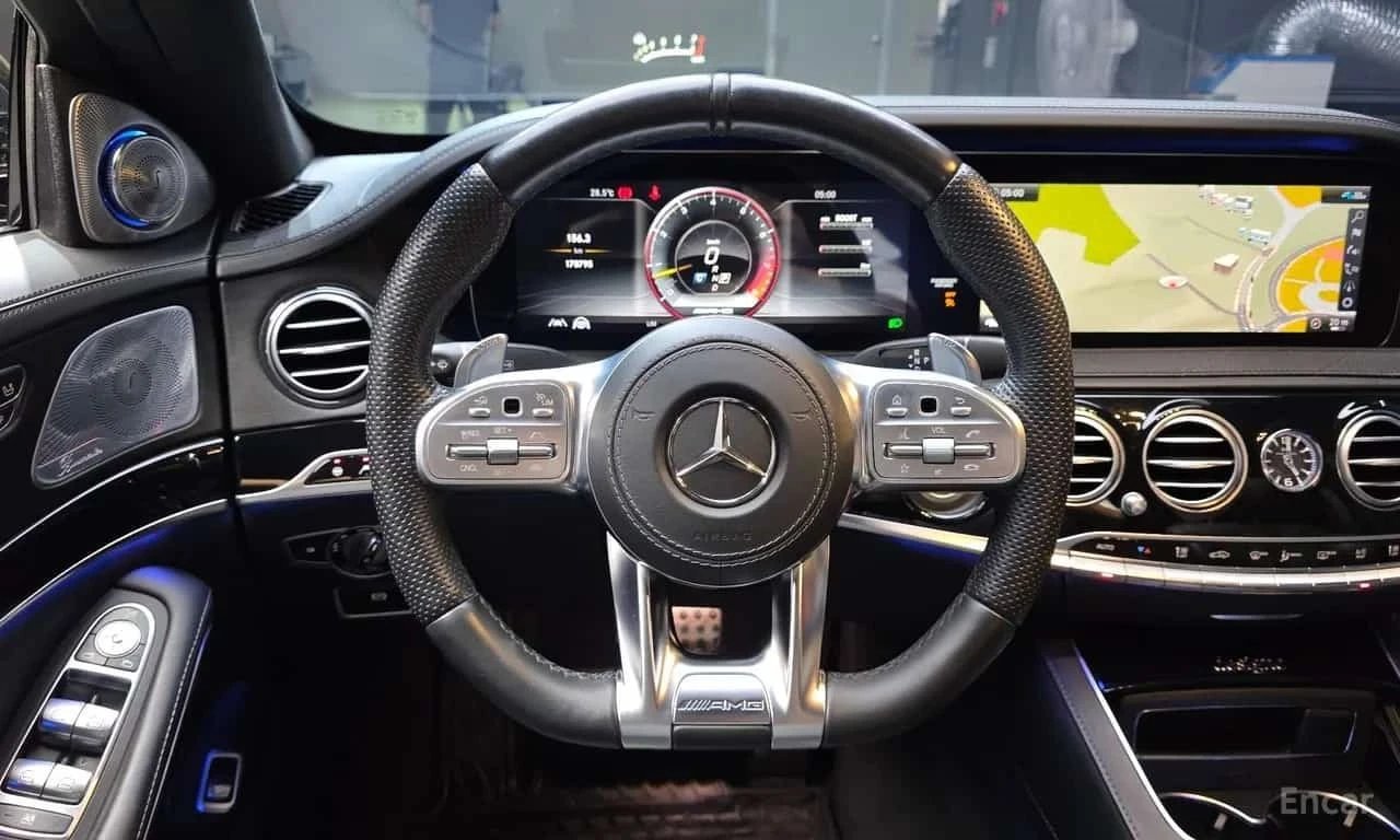 Mercedes-Benz S 63 AMG * S63 4MATIC+ * БЕЗ ПЪРВОНАЧАЛНА ВНОСКА, снимка 13 - Автомобили и джипове - 56198447