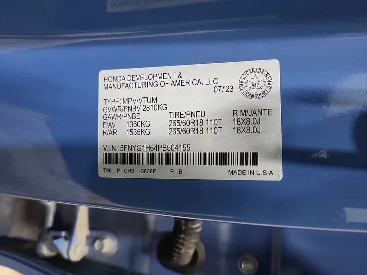 Honda Pilot TRAILSPORT  CARFAX | Mobile.bg � ����������� 15