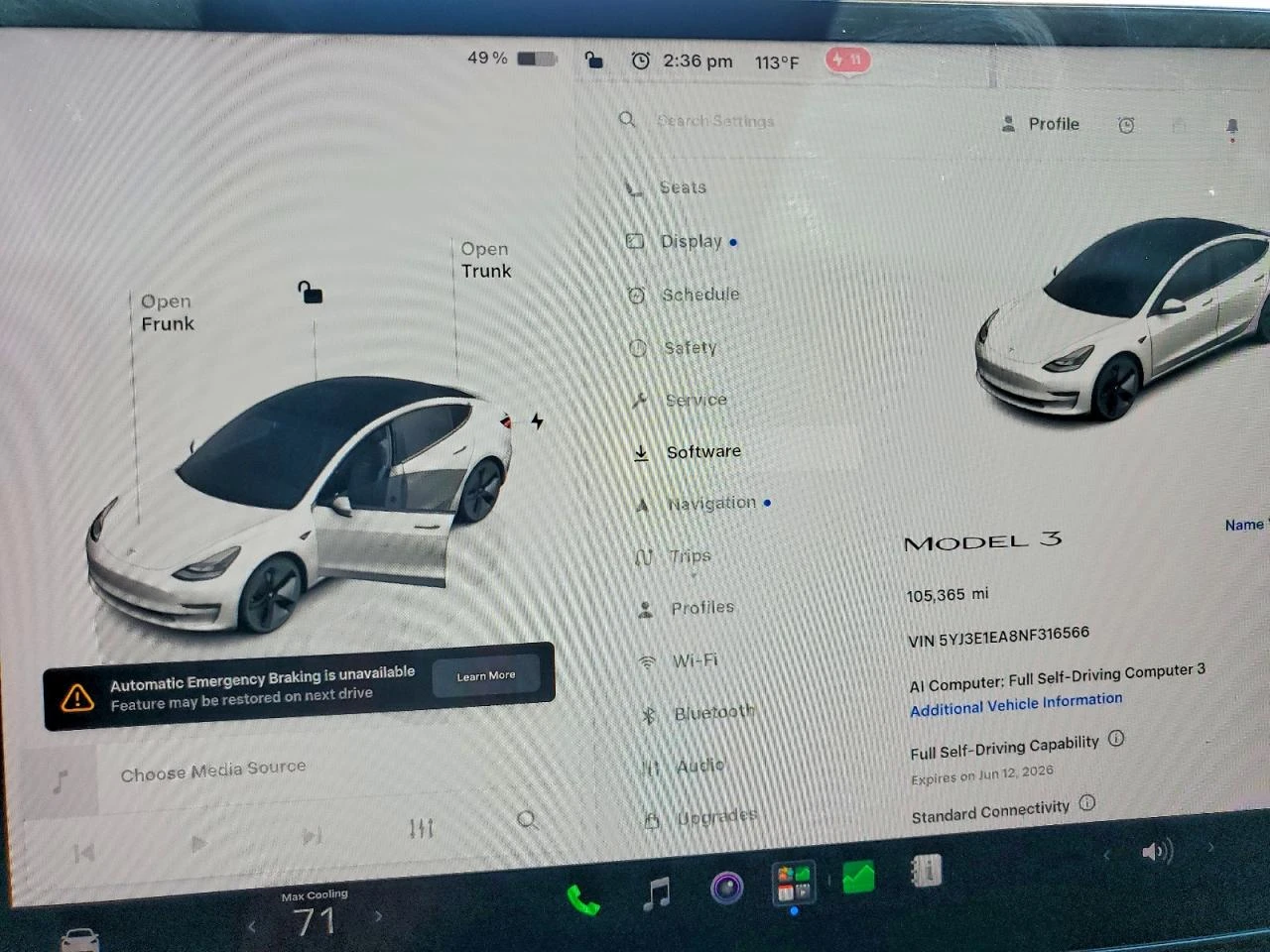 Tesla Model 3, снимка 9 - Автомобили и джипове - 55272143