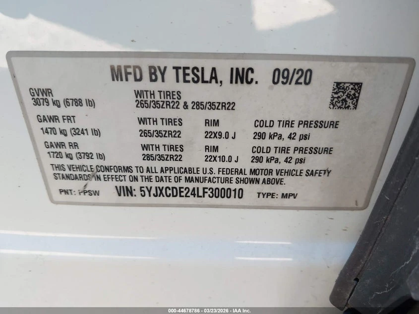 Tesla Model X Long Range Dual Motor All-Wheel Drive/Long Range P, снимка 9 - Автомобили и джипове - 55145838