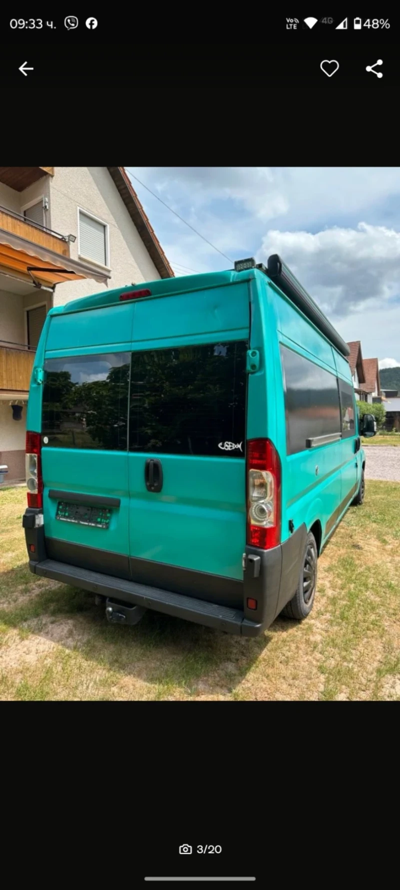 Кемпер Peugeot Citroen Jumper, снимка 6 - Каравани и кемпери - 51839921