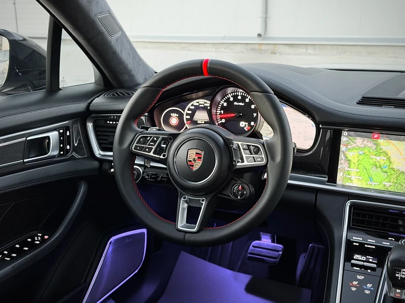 Porsche Panamera TURBO V8/ PANO/ 3xTV/ CARBON/ 360 CAMERAS/, снимка 8 - Автомобили и джипове - 53134575