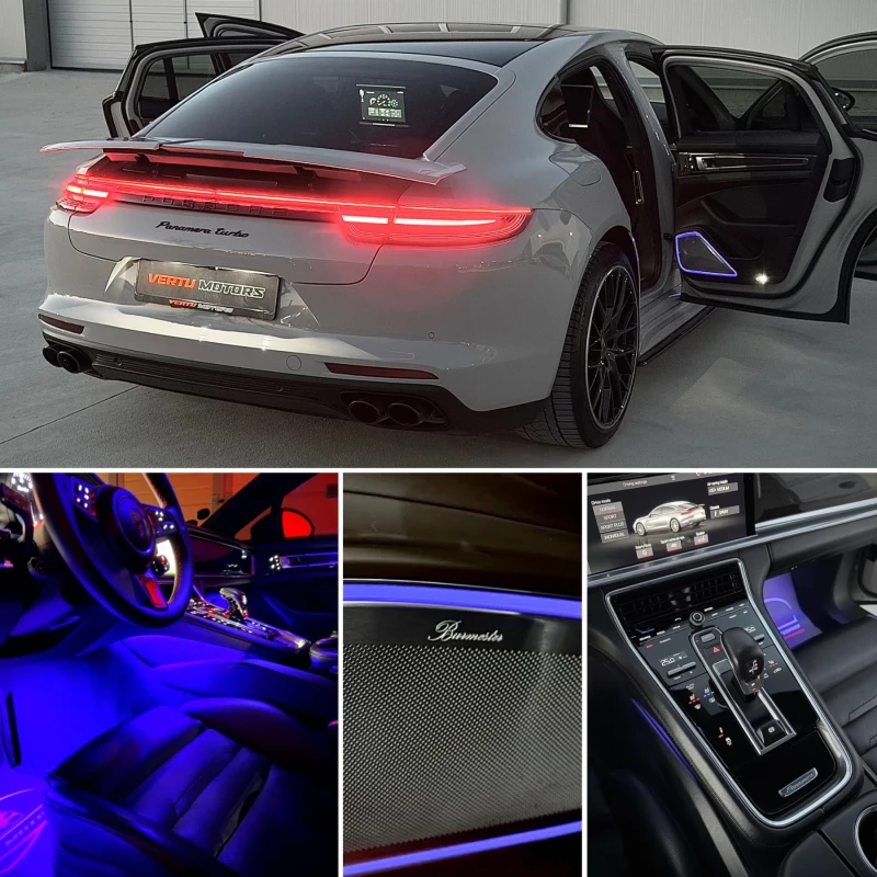 Porsche Panamera TURBO V8/ PANO/ 3xTV/ CARBON/ 360 CAMERAS/, снимка 13 - Автомобили и джипове - 53134575