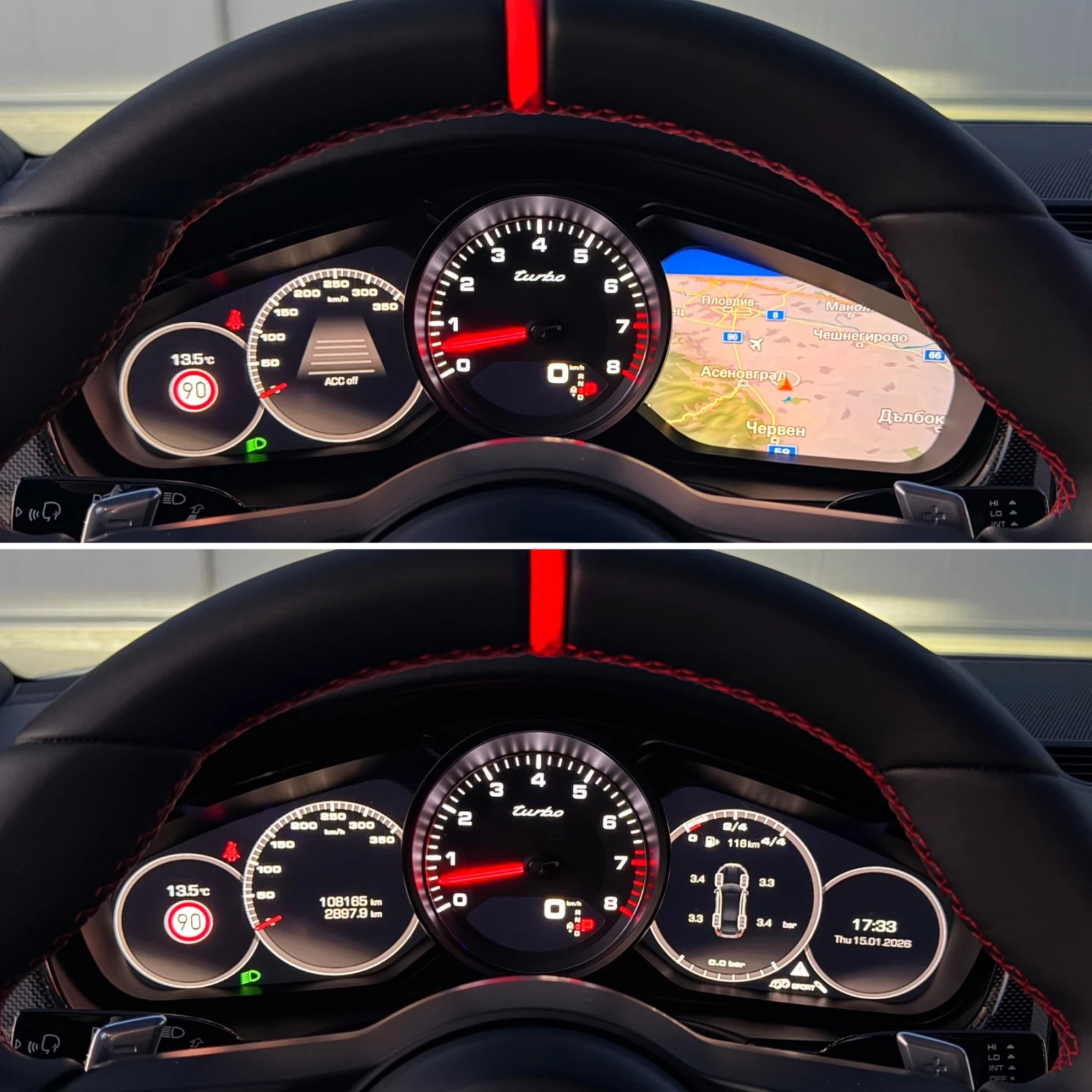 Porsche Panamera TURBO V8/ PANO/ 3xTV/ CARBON/ 360 CAMERAS/ | Mobile.bg � ����������� 16