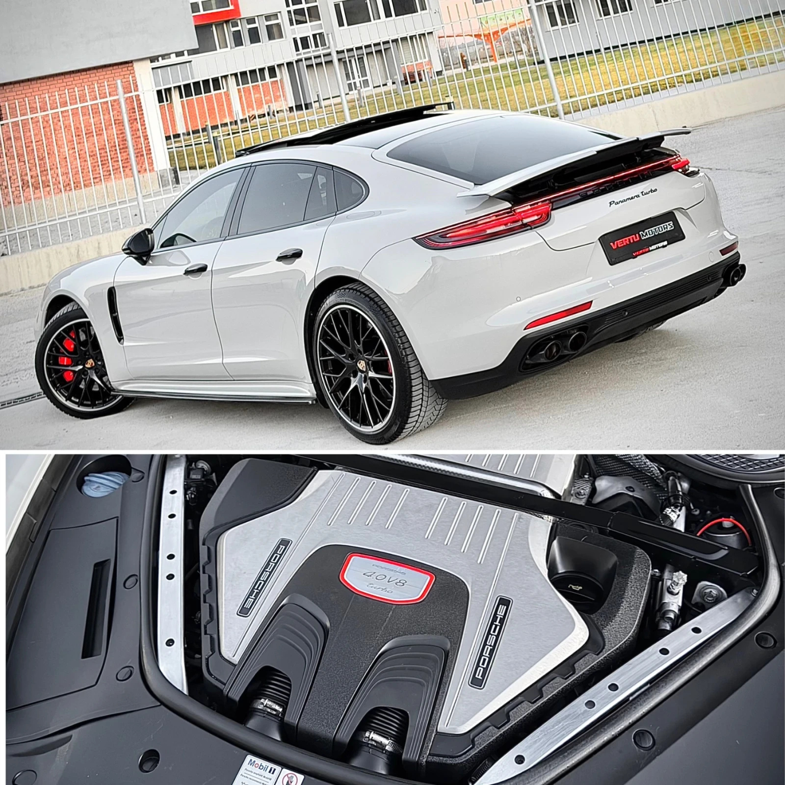 Porsche Panamera TURBO V8/ PANO/ 3xTV/ CARBON/ 360 CAMERAS/ | Mobile.bg � ����������� 12