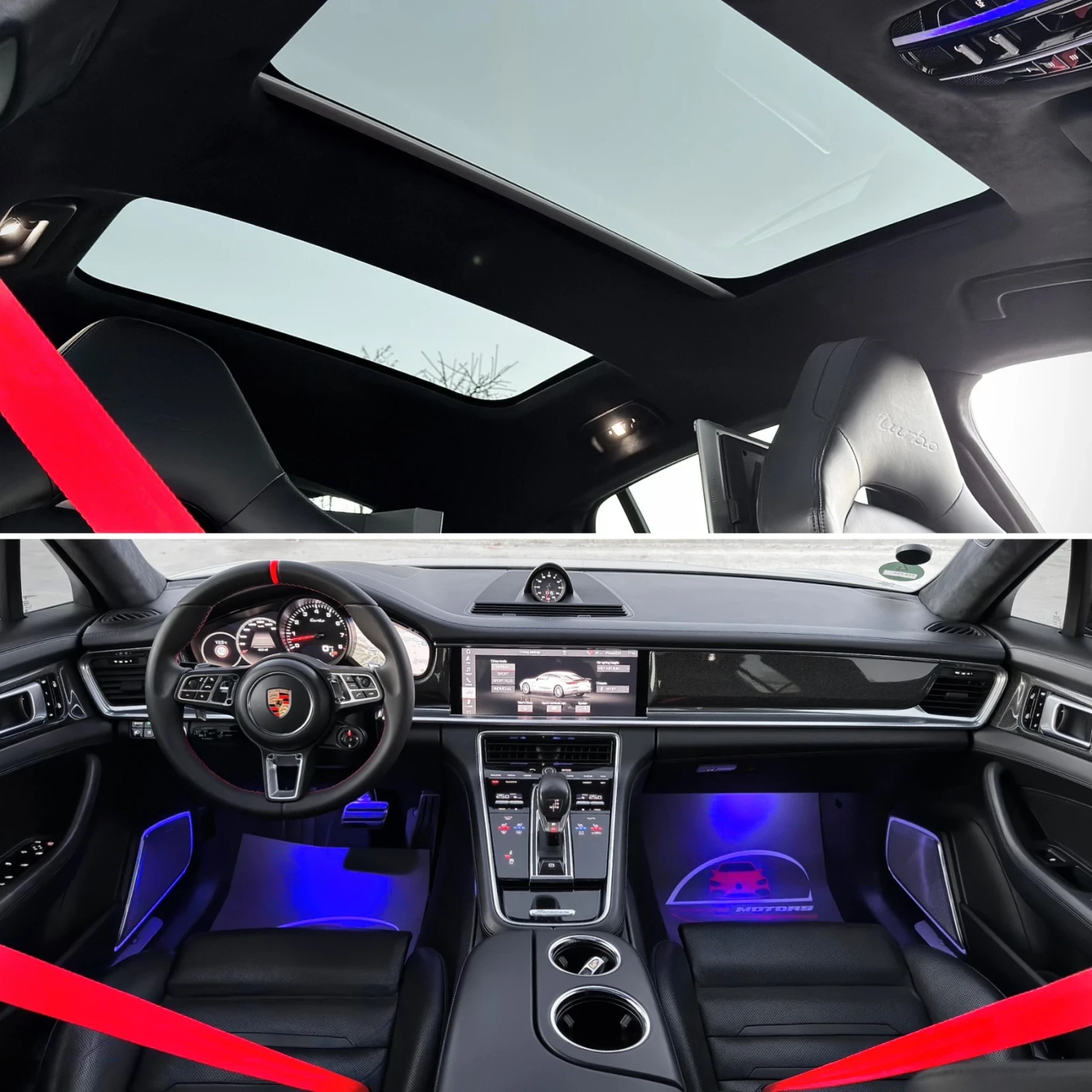 Porsche Panamera TURBO V8/ PANO/ 3xTV/ CARBON/ 360 CAMERAS/ | Mobile.bg � ����������� 7