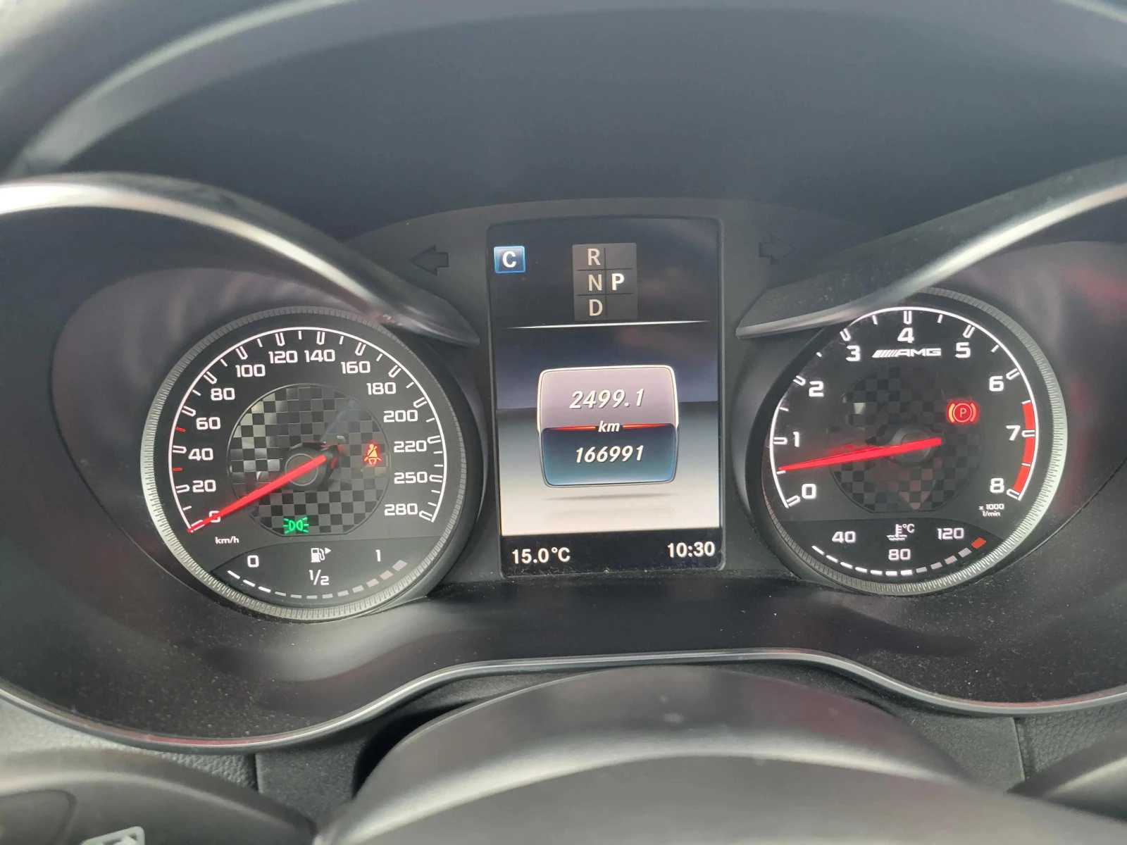 Mercedes-Benz C 43 AMG Night Pack* 360view* Pano* Подгрев* Burmester* 4x4, снимка 8 - Автомобили и джипове - 54356075