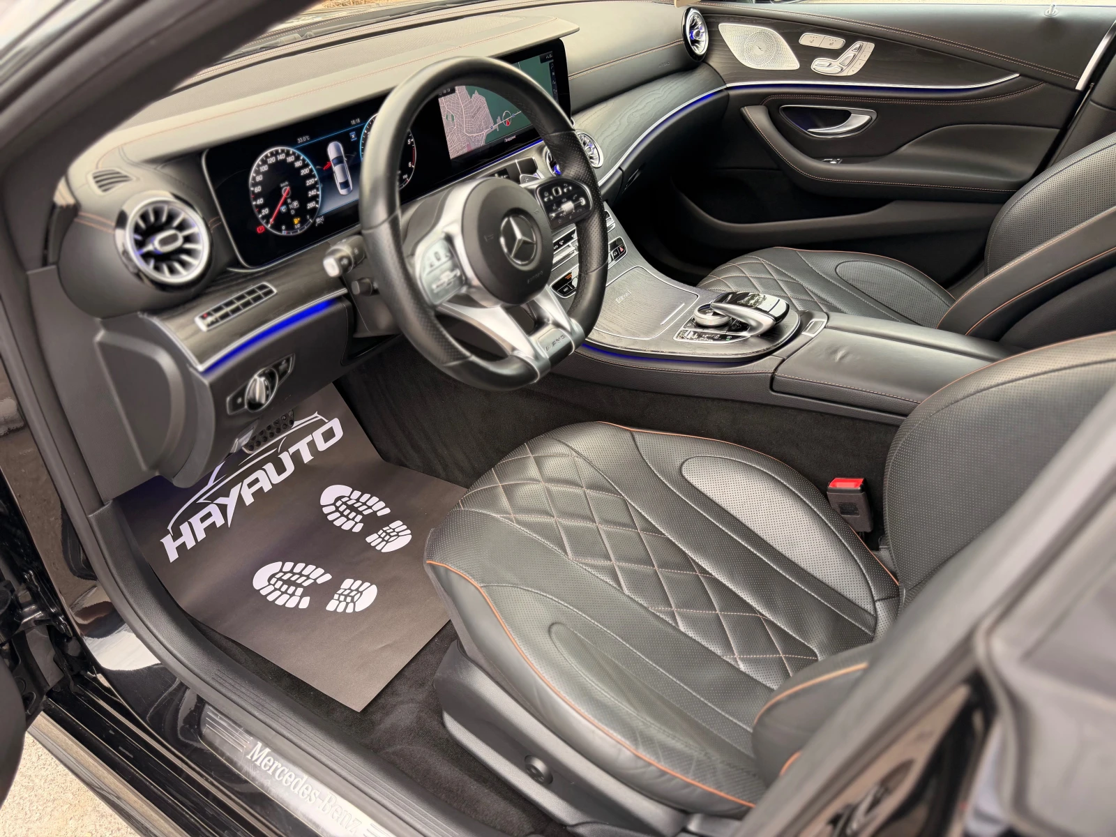 Mercedes-Benz CLS 350 d= 4MATIC= 63 AMG= EDITION 1= DISTRONIC= BURMESTER, снимка 9 - Автомобили и джипове - 55930882
