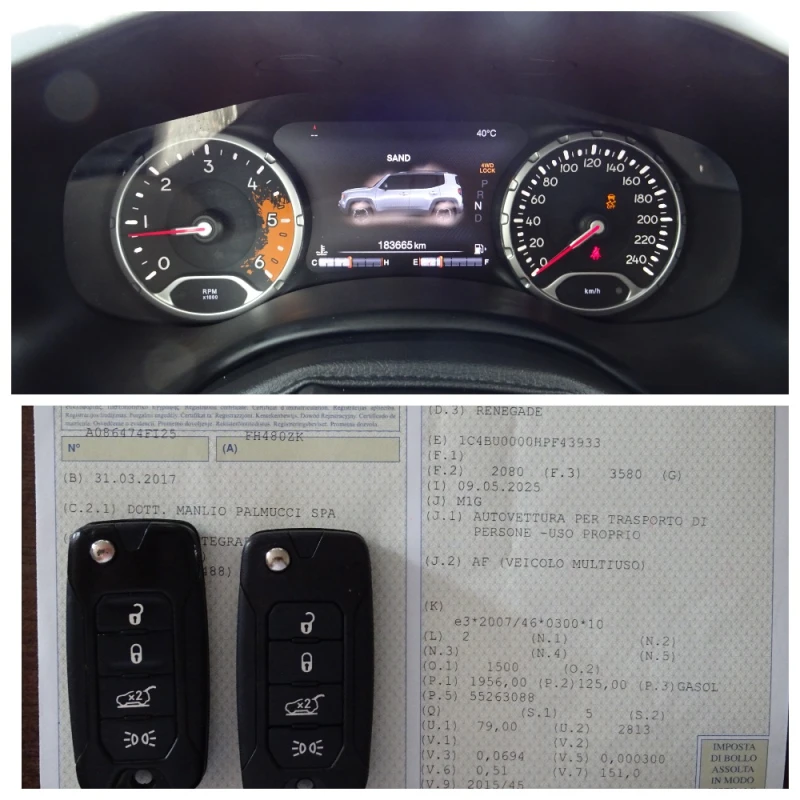 Jeep Renegade 2.0 Mjt D 170kc AT9 4WD Active Drive Low Trialhawk, снимка 16 - Автомобили и джипове - 51040101