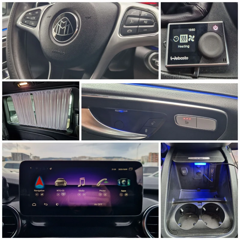 Mercedes-Benz V V-klasa MAYBACH 2.2 тди / Лизинг / Бартер , снимка 17 - Бусове и автобуси - 52054895