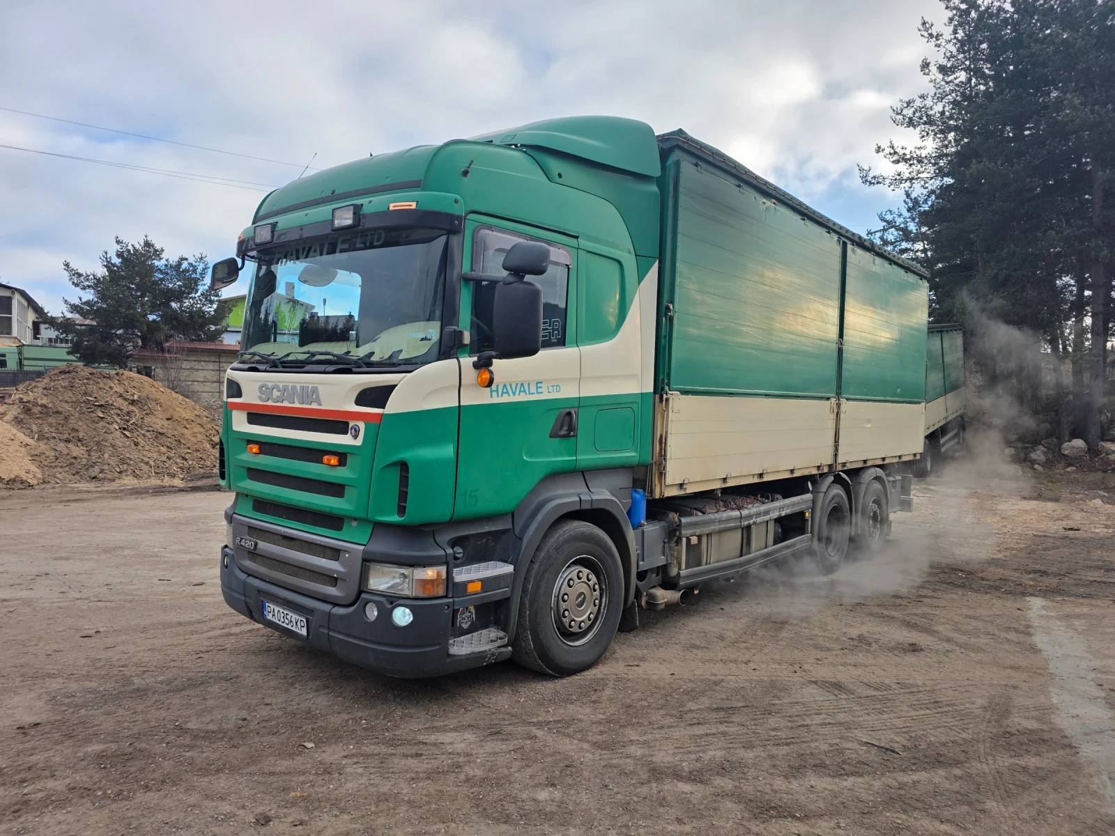 Scania R 420 За трици/чипс, снимка 1