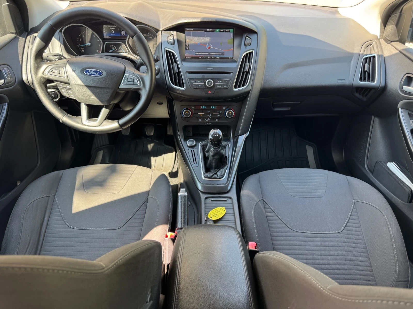 Ford Focus 1.6i LPG 120hp* LED* NAVI* КАМЕРА* KEYLESS* 2015г - изображение 4