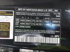 Mercedes-Benz GLE 43 AMG 3.0L V-6 DI, DOHC, VVT, TURBO, 385HP All Wheel - 65300 лв. - 35749735 14