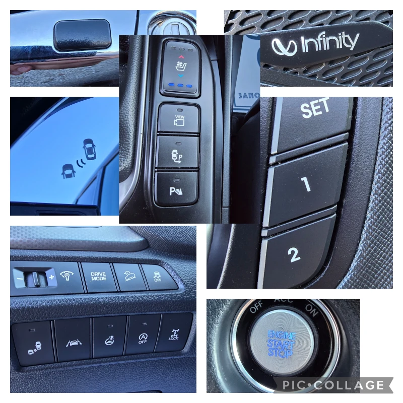 Hyundai Santa fe 2.2/GRAND/FACELIFT/VERTEX-FULL/ШВЕЙЦ., снимка 15 - Автомобили и джипове - 51435260