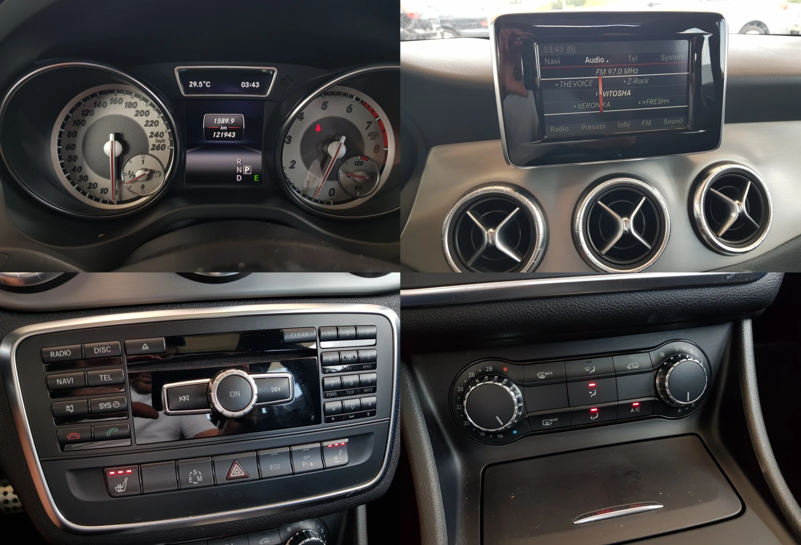 Mercedes-Benz CLA 200 AMG 121 943 KM БЕНЗИН АВТОМАТИК ПАНОРАМА, снимка 15 - Автомобили и джипове - 55378863