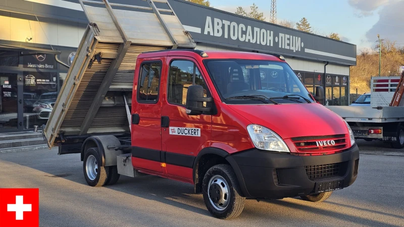 Iveco Daily 35C15 3.0D 6SP CH-ТРИСТРАННО РАЗ.-ЛИЗИНГ-ГАРАНЦИЯ, снимка 1 - Бусове и автобуси - 49581088