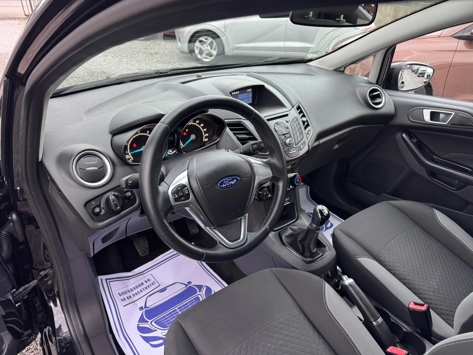 Ford Fiesta 1.0Ecoboost Klima EURO 6 97kkm | Mobile.bg � ����������� 12