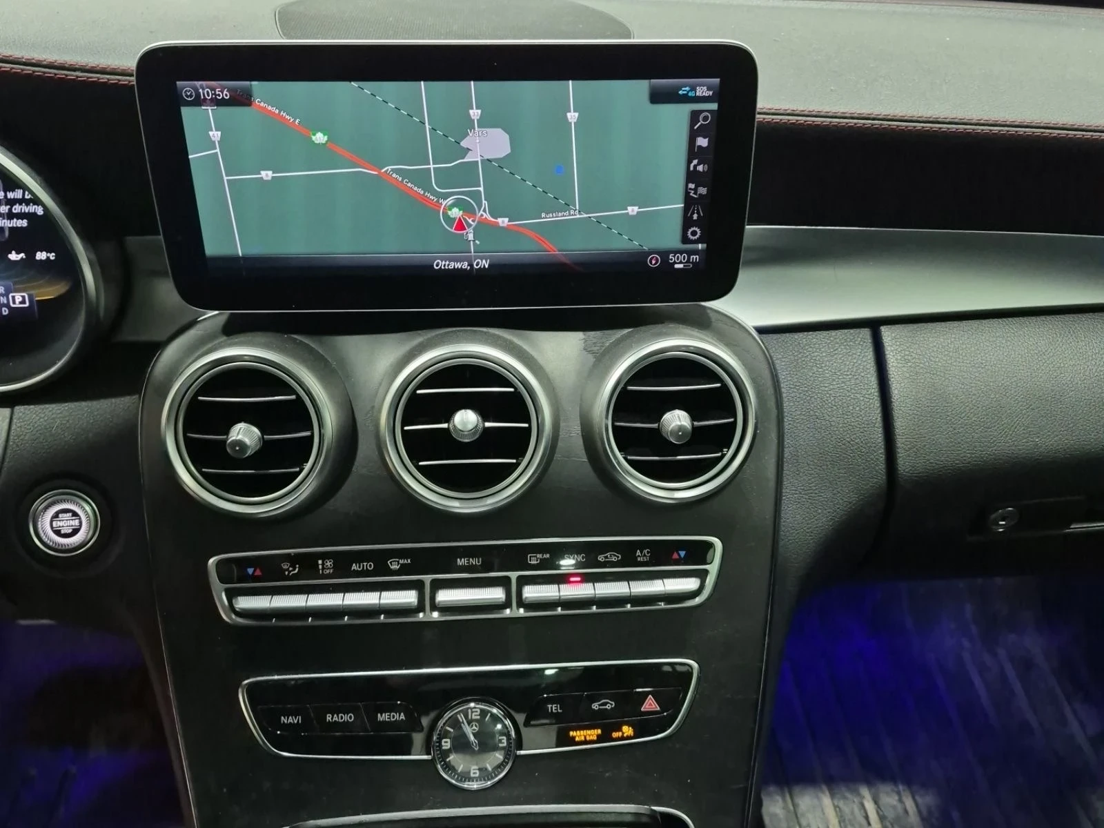 Mercedes-Benz C 43 AMG Burmester* 360View* CarPlay* Ambient* , снимка 11 - Автомобили и джипове - 53812021