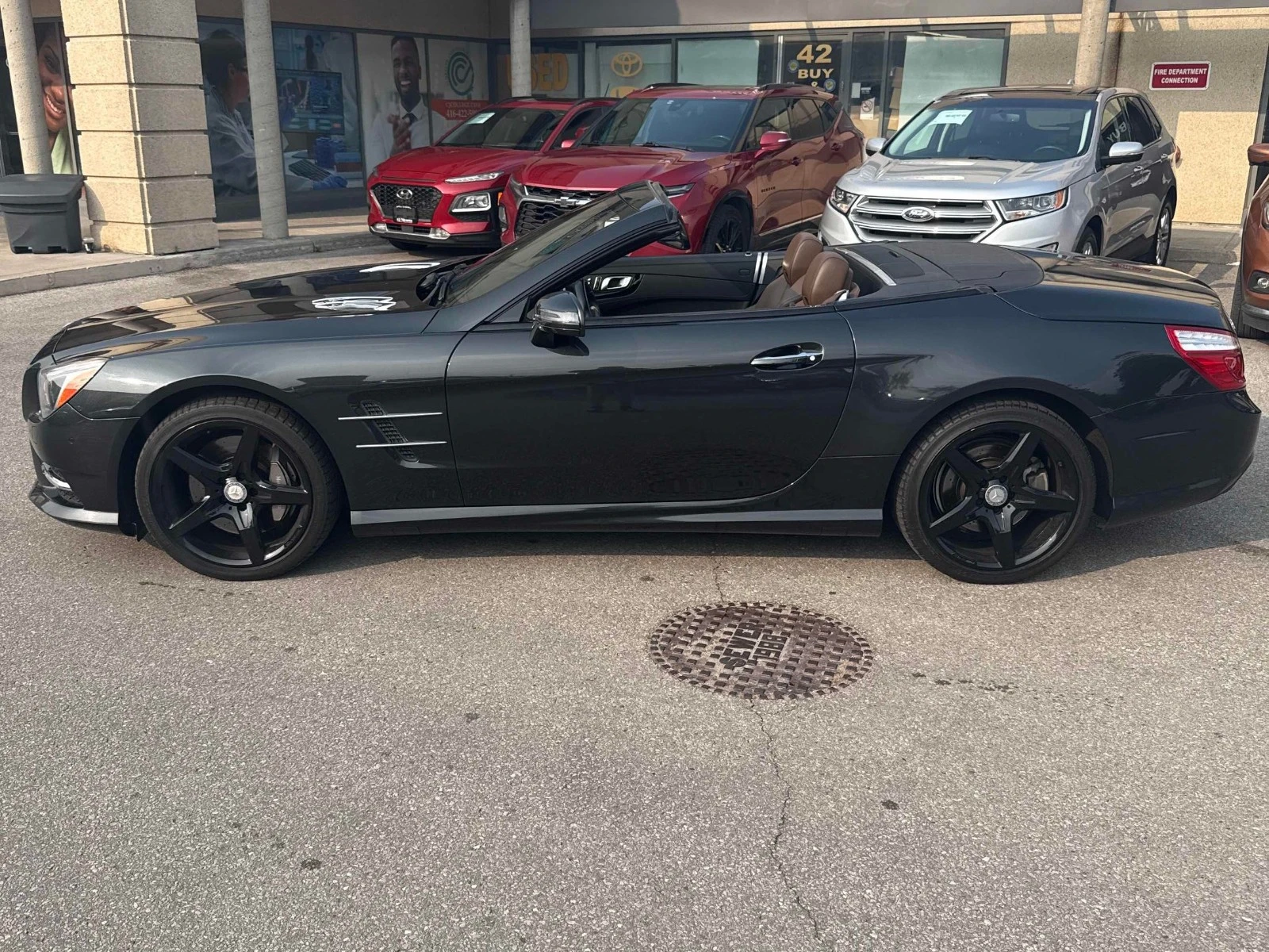 Mercedes-Benz SL 500 ПОДГРЕВ* КАМЕРА* ОБДУХ* КАБРИО, снимка 2 - Автомобили и джипове - 55532943