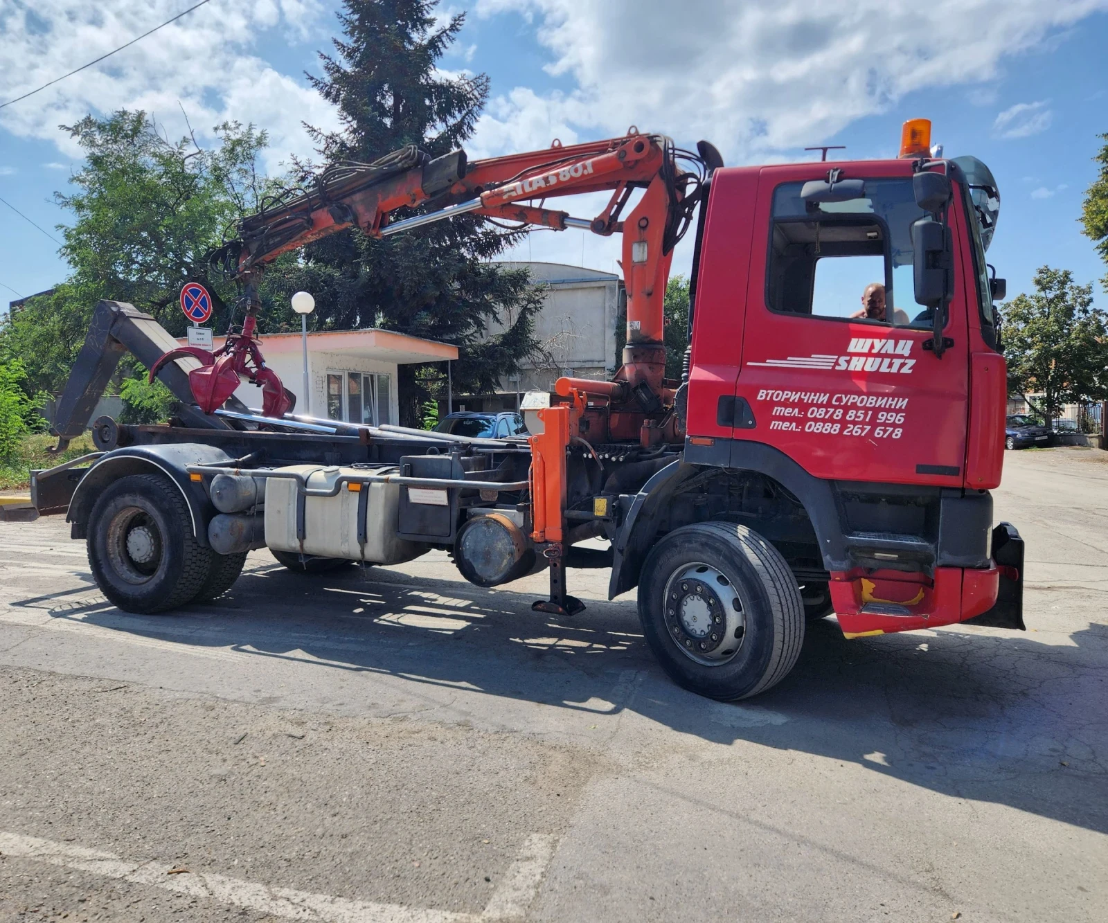 Daf 75 Мултилифт с кран и щипка. 4х4, Регистриран, снимка 1