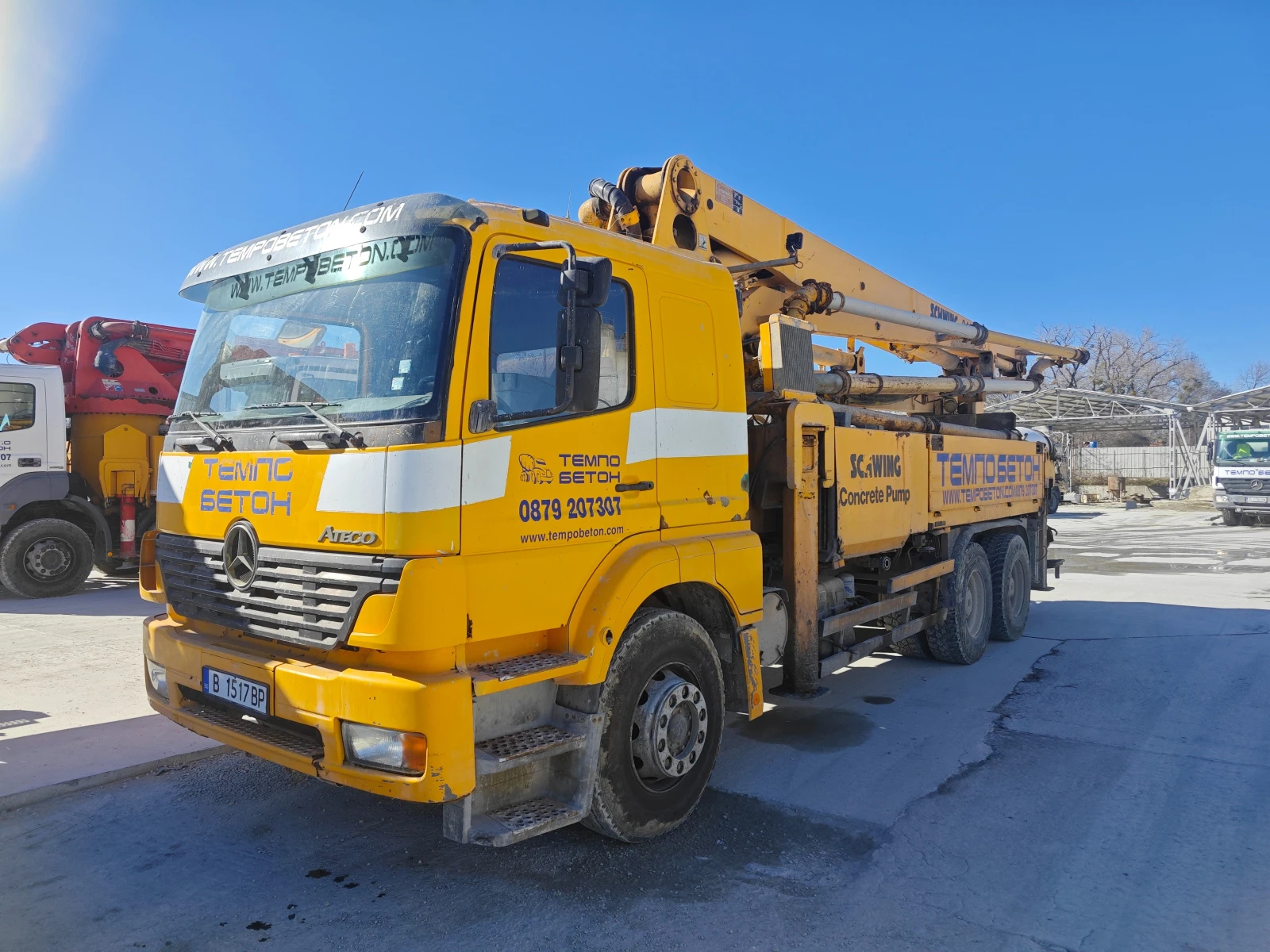 Бетон помпа Mercedes-Benz SCHWING 34m.
