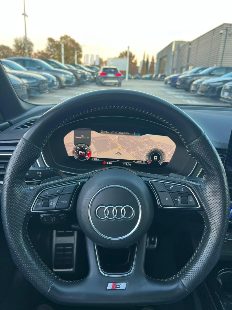 Audi A4 40TDI* Quattro* 3xS-LINE* Virtual * Matrix* Pano, снимка 11 - Автомобили и джипове - 52670304