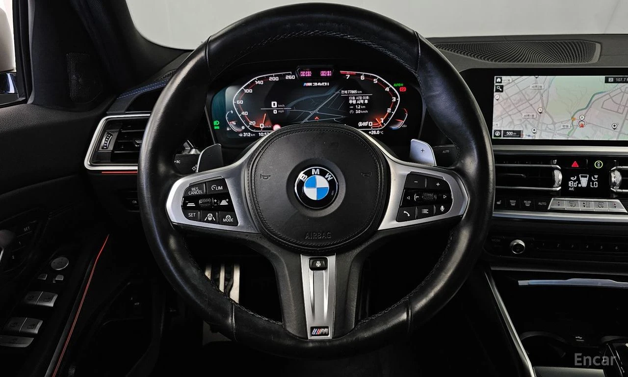 BMW 340 HARMON* KARDON* ДИСТРОНИК* ХЕДЪП* 360КАМЕРА* , снимка 7 - Автомобили и джипове - 56299819