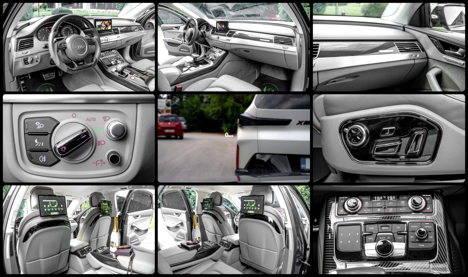Audi S8 PLUS* ABT-730HP* MASSAGE* HEAD UP* BOSE* CARBON, снимка 17 - Автомобили и джипове - 55344622