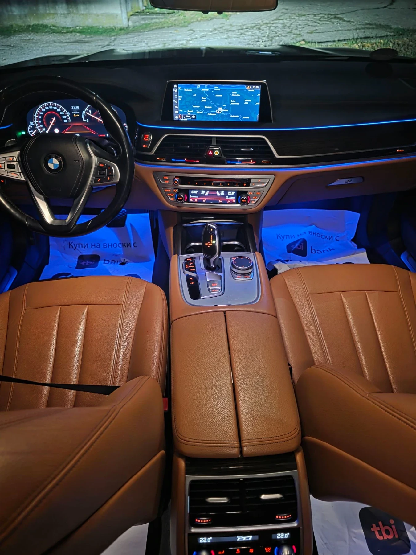 BMW 730 3.0d M-pacet ЛИЗИНГ, снимка 7 - Автомобили и джипове - 56651024